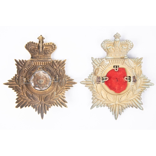 357 - Victorian OR's HPs of the East Yorkshire Regt and the Middlesex Regt. GC (the last with its centre l... 