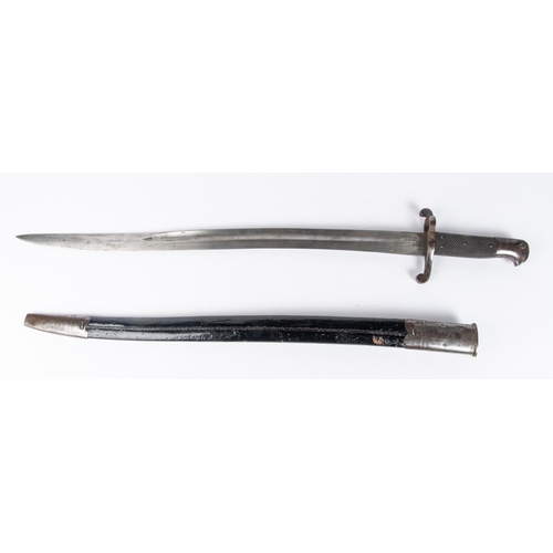 445 - An 1856 pattern Yataghan bayonet, 23