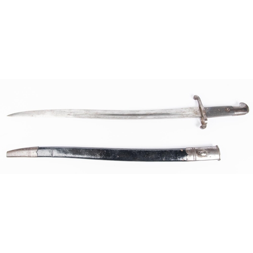 445 - An 1856 pattern Yataghan bayonet, 23