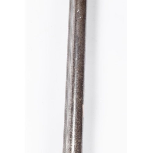 529 - A DB 12 bore pin fire underlever shotgun, by Burrow of Preston, 46½