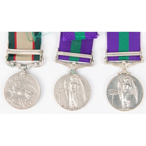 87 - IGS 1937, 1 clasp North West Frontier 1937-39 (11943 Sepoy Chainchal Singh, 4-8 Punjab Regt) VF; GSM... 