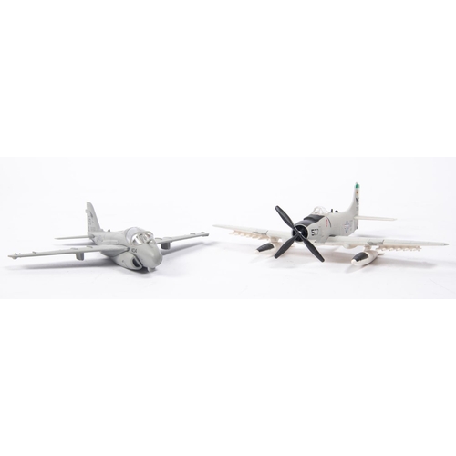 144 - A quantity of small scale (1:115 / 1:120 / 1:280 etc) die-cast Aircraft. Including Messerschmitt Me-... 