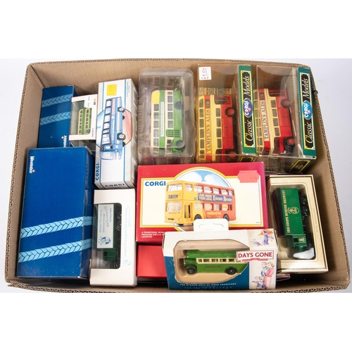 146 - A quantity of Various Makes. Including Joal 1:50 scale Volvo PTT Post Bus. Corgi: Morris J Van, Sout... 