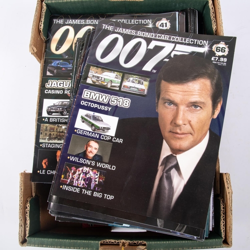 149 - A collection of 100 plus D'Agostini  magazine issue James Bond vehicles, including multiples. Featur... 