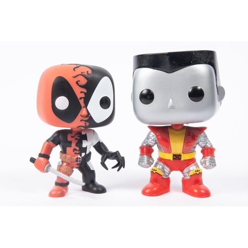 164 - 90+ Funko Pop Bobble Head figures. Themes include; Marvel, DC, Big Hero Six, Power Rangers, etc. Gen... 