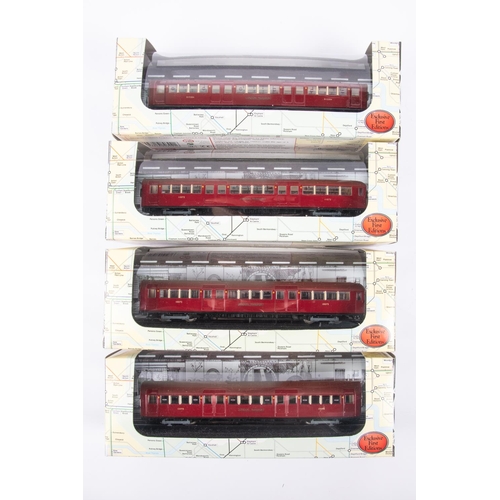 214 - 4x EFE London Transport 1938 series Tube Stock cars. All Bakerloo Line models; Trailer Carriage (803... 