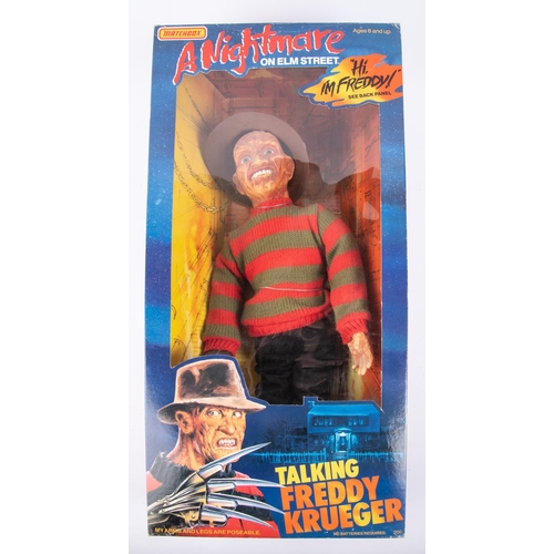 233 - A Matchbox Freddy Krueger talking figure (dated 1989) from A Nightmare on Elm Street. Large scale do... 