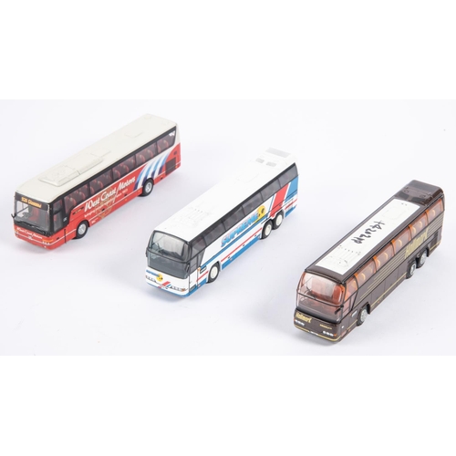 269 - Corgi toys hand finished and pained pre production  factory sample models. comprising of 2 Neoplan c... 