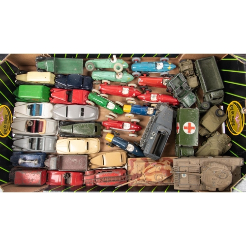 292 - 30x Dinky Toys for restoration. Including 10x Formula One racing cars; Alfa Romeo, Ferrari, HWM, Coo... 