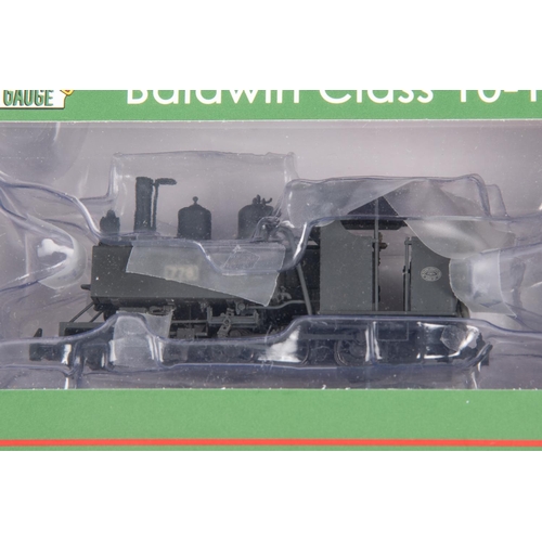 61 - Bachmann 1:76/009 Baldwin class 10-12-D 2-6-0 tank locomotive. In unlined grey livery. Boxed, with p... 