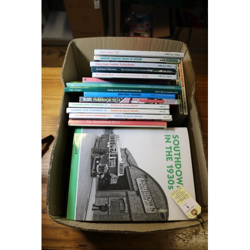 1 - A quantity of Bus and Coach related Books, Photographs, DVDs and Ephemera. Including books by Capita... 