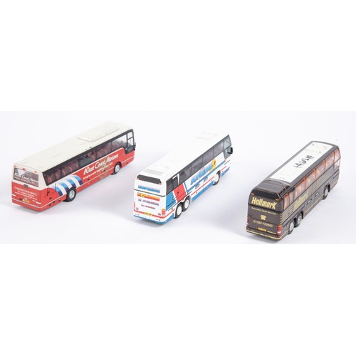 269 - Corgi toys hand finished and pained pre production  factory sample models. comprising of 2 Neoplan c... 