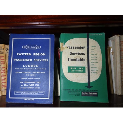 2 - 100+ railway related books. Including a 1957 Bradshaw's Guide. 2x ABC Railway Guides 1960 and 1962. ... 