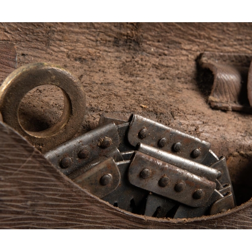 225 - A WWI Pioneers belt carried folding saw, complete with handles date 1915; a Swedish Army Medical Cor... 