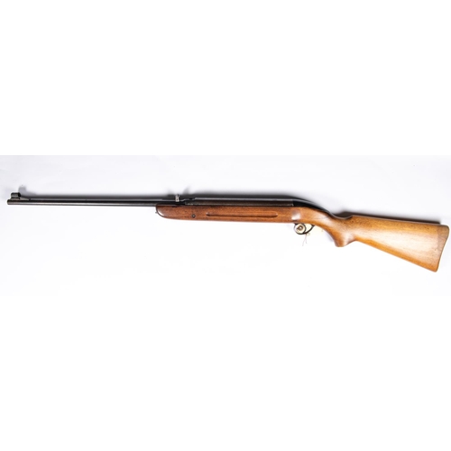 395 - A .22” BSA Airsporter Mk I underlever air rifle, number G13693 (1948-54), with automatic tap port op... 