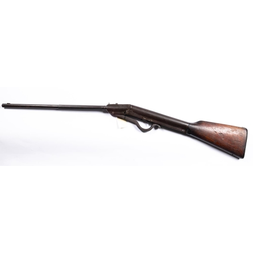 398 - A .25 Gem air rifle, half octagonal barrel 20½