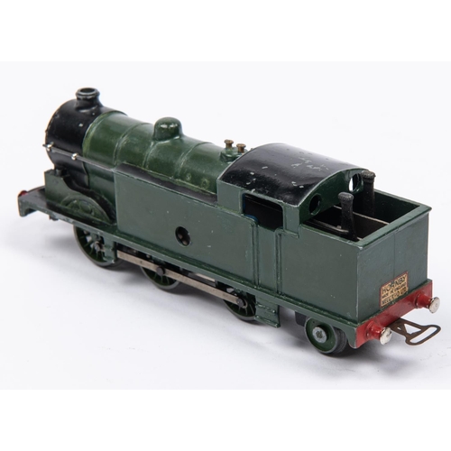 115 - A Hornby Dublo clockwork Southern Railway Class N2 0-6-2T locomotive in Olive green livery (DL7). Wi... 