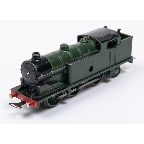 115 - A Hornby Dublo clockwork Southern Railway Class N2 0-6-2T locomotive in Olive green livery (DL7). Wi... 