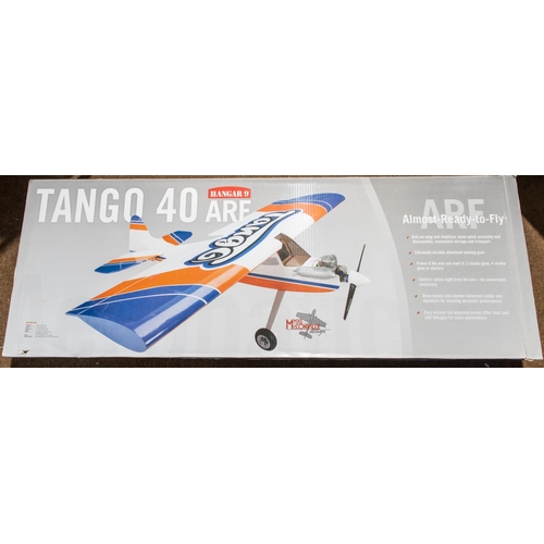 170 - A Horizon Hobby Hanger 9 Tango 40 ARF radio controlled aircraft with 1225mm wingspan. Body in wood a... 