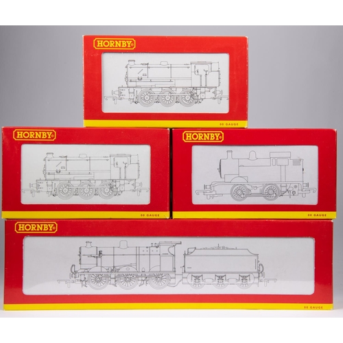 64 - 4 Hornby 'OO' gauge Locomotives. BR class 4F 0-6-0 Tender Locomotive. RN 44313 (R2135). In unlined b... 