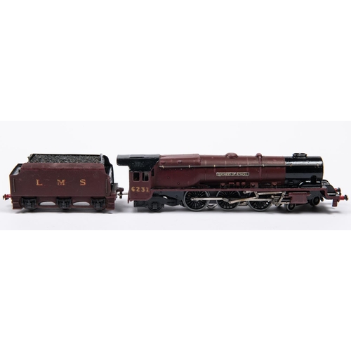 90 - 2x Hornby Dublo LMS locomotives for 3-rail running. A Coronation Class 4-6-2 locomotive, Duchess of ... 