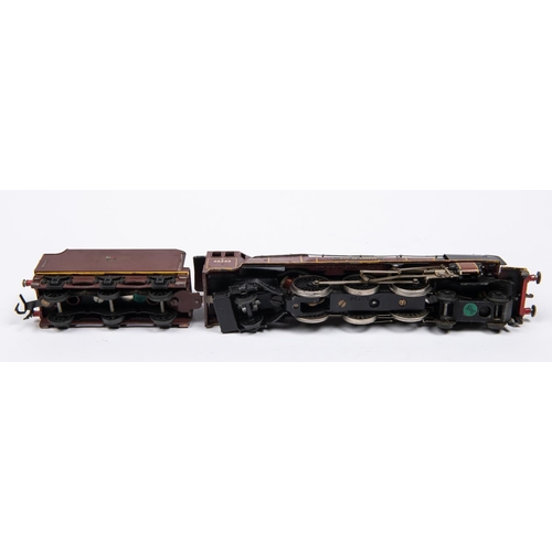 98 - A Hornby Dublo BR (ex.LMS) Coronation Class 4-6-2 locomotive, City of London 46245, in lined maroon ... 