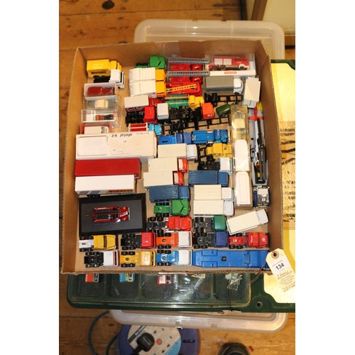 134 - A quantity of Plastic & Die-Cast Vehicles. By Herpa, Matchbox, Days Gone / Lledo, City Collection, W... 