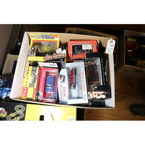 148 - 60+ diecast etc vehicles by various makes. Including; Scalextric set 'The Italian Job' with 2x Mini ... 