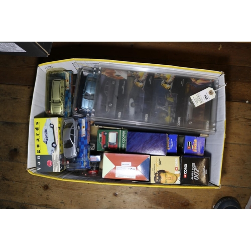 148 - 60+ diecast etc vehicles by various makes. Including; Scalextric set 'The Italian Job' with 2x Mini ... 