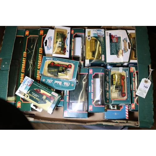 149 - 50+ diecast vehicles by various makes including Corgi, Dinky, etc. Including 20x Eddie Stobart vehic... 