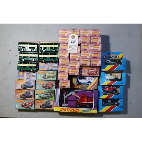 259 - 90+ Matchbox Series, Matchbox King Size and modern reissue Matchbox Series, etc. Including; 28x 17B;... 