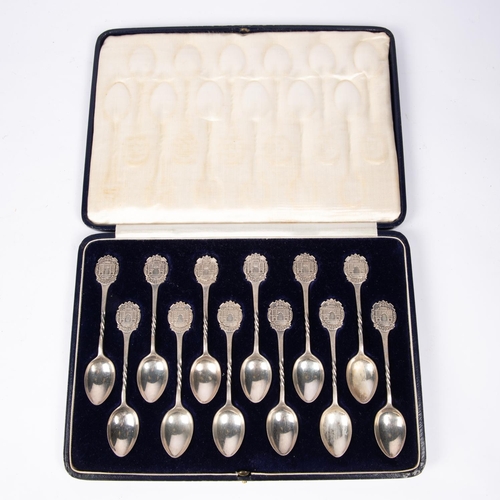 21 - National and Provincial Bank Rifle Club prize teaspoons  in HM silver (Sheffield 1922 to 1924) being... 