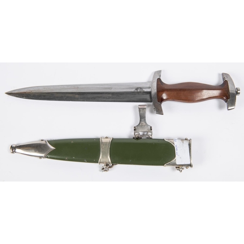 247 - A Third Reich NPEA Student's dagger, by WMW (Waffenfabrik Max. Weyersberg), in a probably reproducti... 