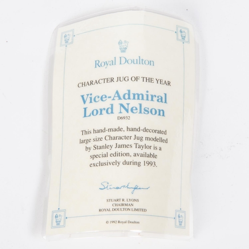 26 - A Royal Doulton Lord Nelson character jug, 7