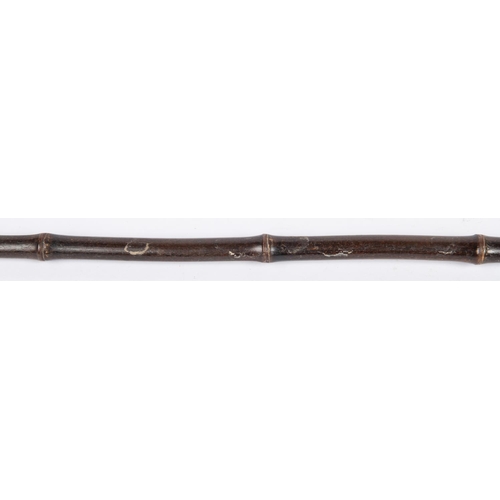 324 - A 19th century bamboo swordstick, 27