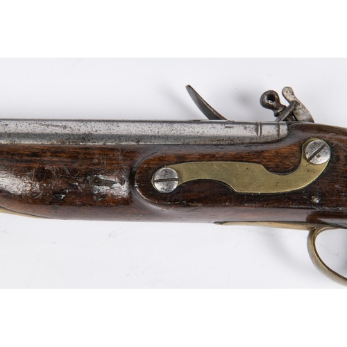 417 - A brace of 10 bore military pattern flintlock merchant ship's pistols, by Williams & Powell (Liverpo... 