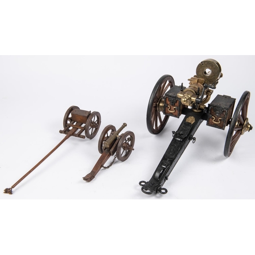 61 - A decorative model of an 1883 Gatling gun, 