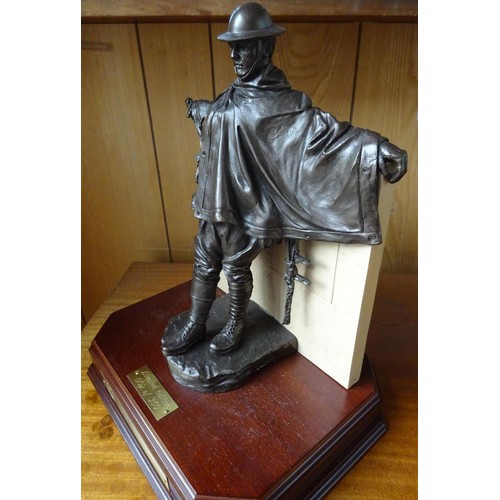 62 - A limited edition model of a Royal Artillery WWI war memorial, made for the War Horse Ride 2014, hei... 