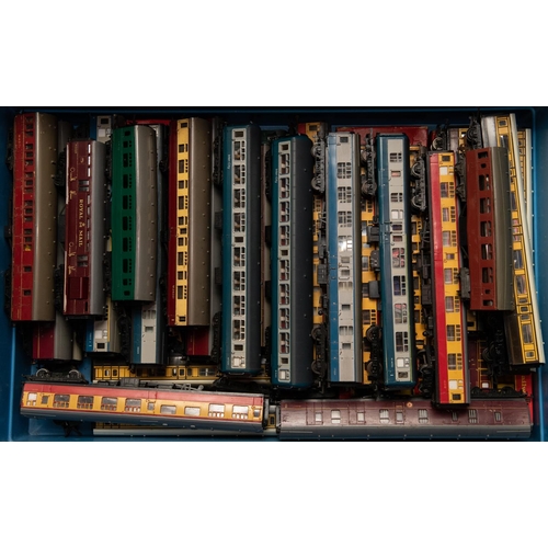 108 - A quantity of Tri-ang 'OO' gauge Rolling Stock. Including bogie corridor coaches - 2x LMS, 5x GWR, 8... 