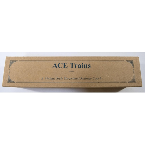 161 - An ACE Trains O gauge LNER Buffet Car in teak finish. With 'The Flying Scotsman' carriage boards (C/... 