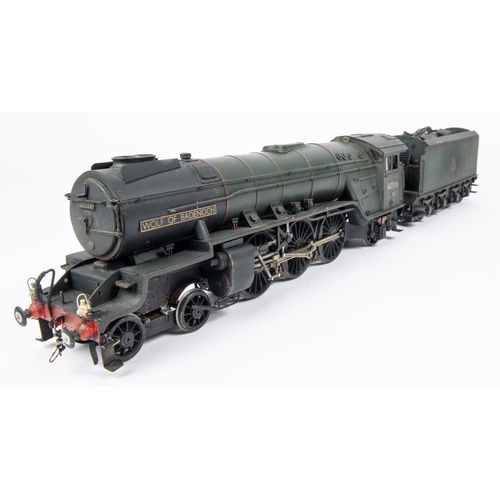 167 - An O gauge BR (ex.LNER) Class P2 4-6-2 tender locomotive, Wolf of Badenoch 60506. Believed to be scr... 