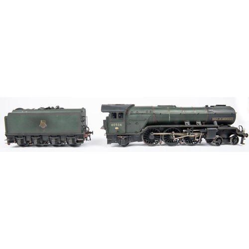 167 - An O gauge BR (ex.LNER) Class P2 4-6-2 tender locomotive, Wolf of Badenoch 60506. Believed to be scr... 