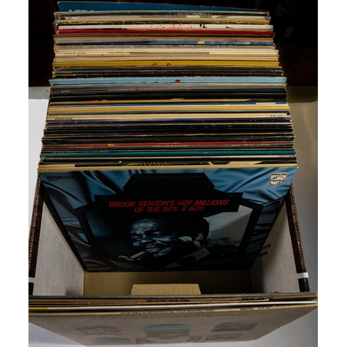 30 - 80+ LP records, mainly 1970s-1980s rock and pop, including; Aztec Camera; Backwards and Forwards on ... 