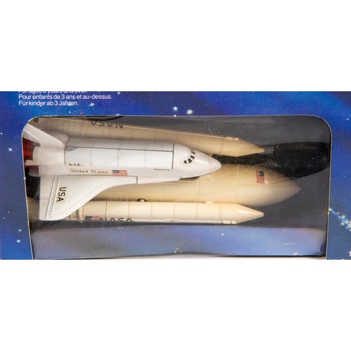 314 - 3x Dinky Toys. A NASA Space Shuttle (364). Berliet Missle Launcher (620). Honest John Missile Launch... 