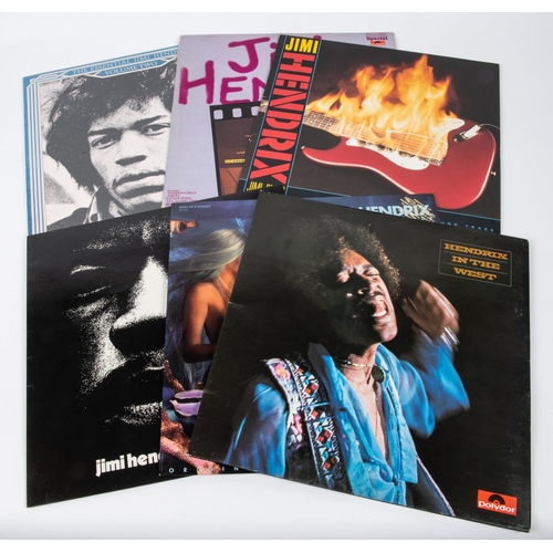 41 - 6x Jimi Hendrix LP record albums. Hendrix in the West. Johnny B. Goode. War Heroes. Jimi Plays Monte... 