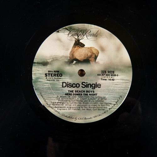 46 - 10x Beach Boys LP record albums. Here Comes the Night, Disco Single. California Girls/All Summer Lon... 