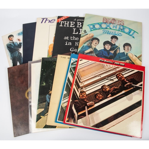 47 - 11x The Beatles LP record albums. Including; 1962-1966. 1967-1970. Both with 'Factory Sample Not For... 