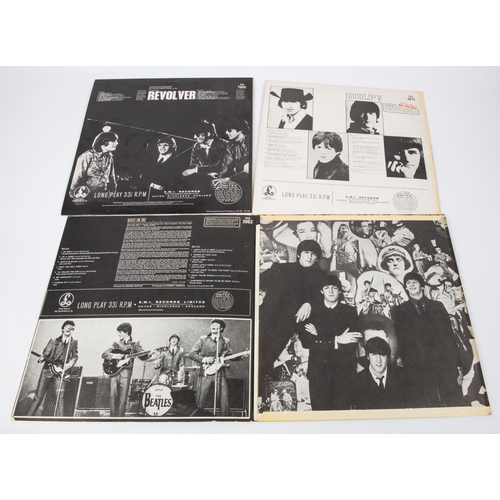 50 - 3x The Beatles LP record albums. Revolver, PCS7009 YEX605-2. Help! PCS3071 YEX168-2. Beatles For Sal... 