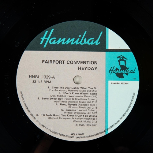 56 - 5x Fairport Convention LP record albums. Heyday. Babbacombe Lee. Liege & Lief. Unhalfbricking. What ... 