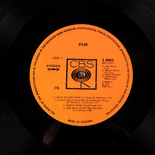 57 - 5x Bob Dylan LP record albums. Infidels. Shot of Love. Saved. Slow Train Coming. Dylan. VGC. £40-60